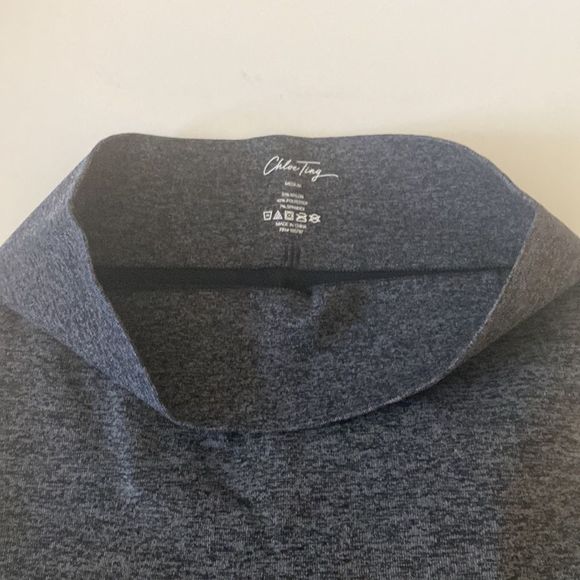 Chloe Ting Women's Seamless Marl Colorblocked Black Leggings size Medium - Picture 6 of 10